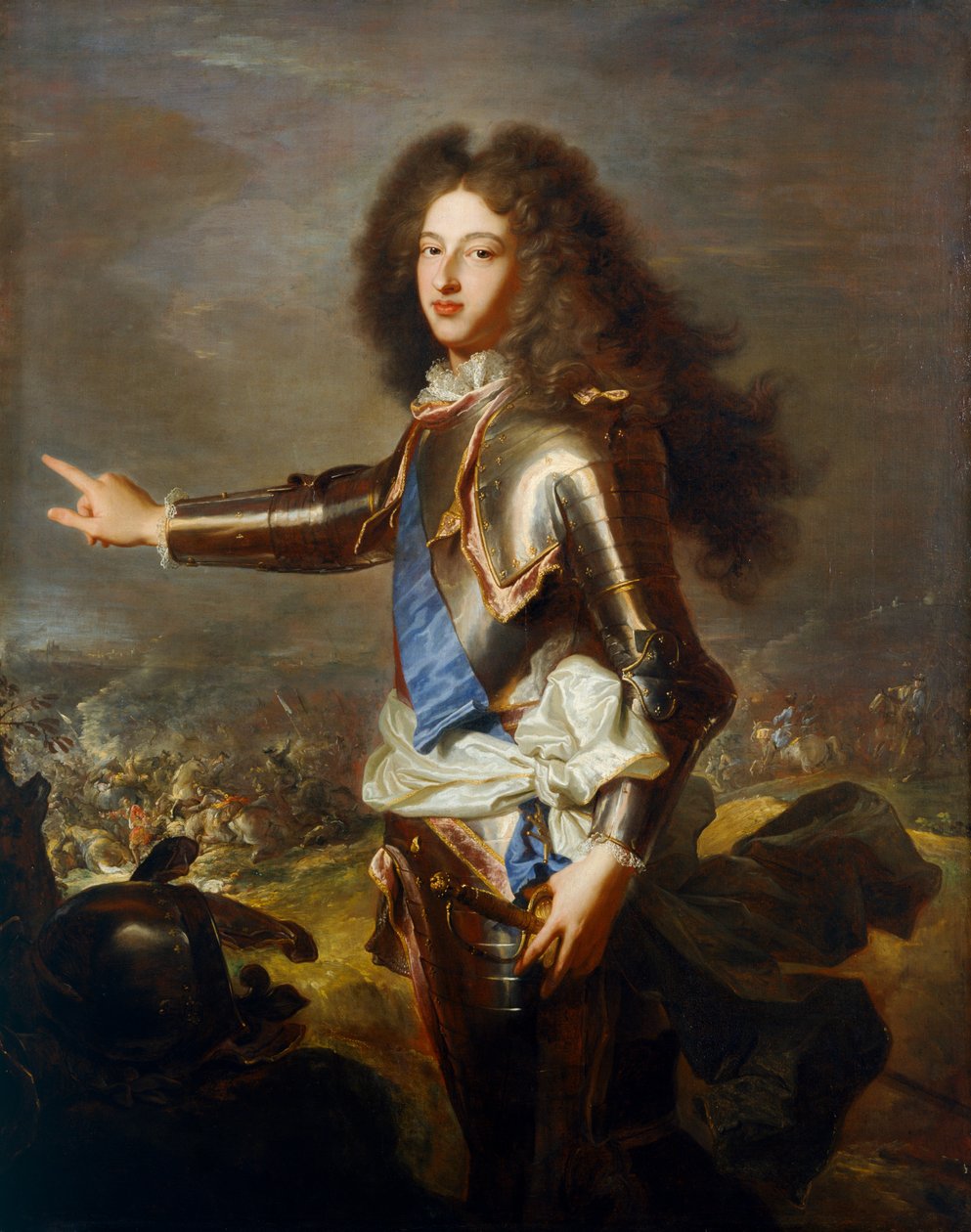 Lajos, Burgundia hercege, 1702 körül (olaj, vászon) alkotó: Hyacinthe Francois Rigaud