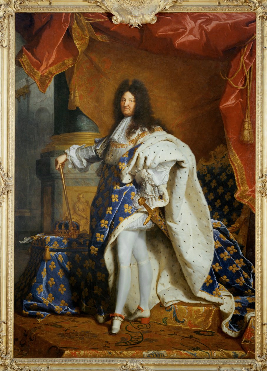 XIV. Lajos, Franciaország királya Portré királyi öltözetben ... alkotó: Hyacinthe Francois Rigaud