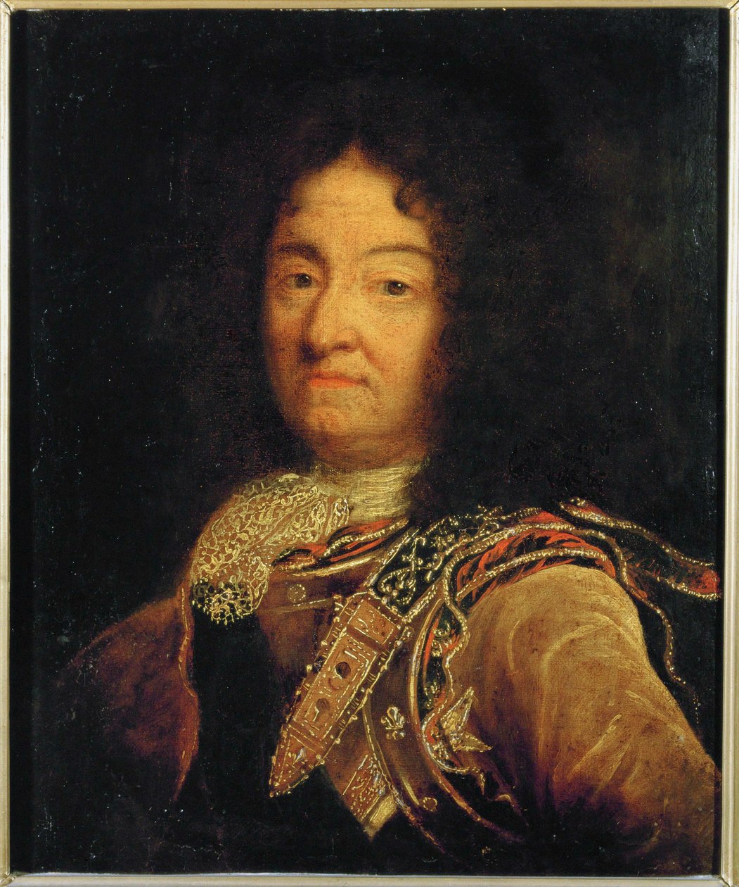 XIV. Lajos idős korában (festmény vászonra) alkotó: Hyacinthe Francois Rigaud