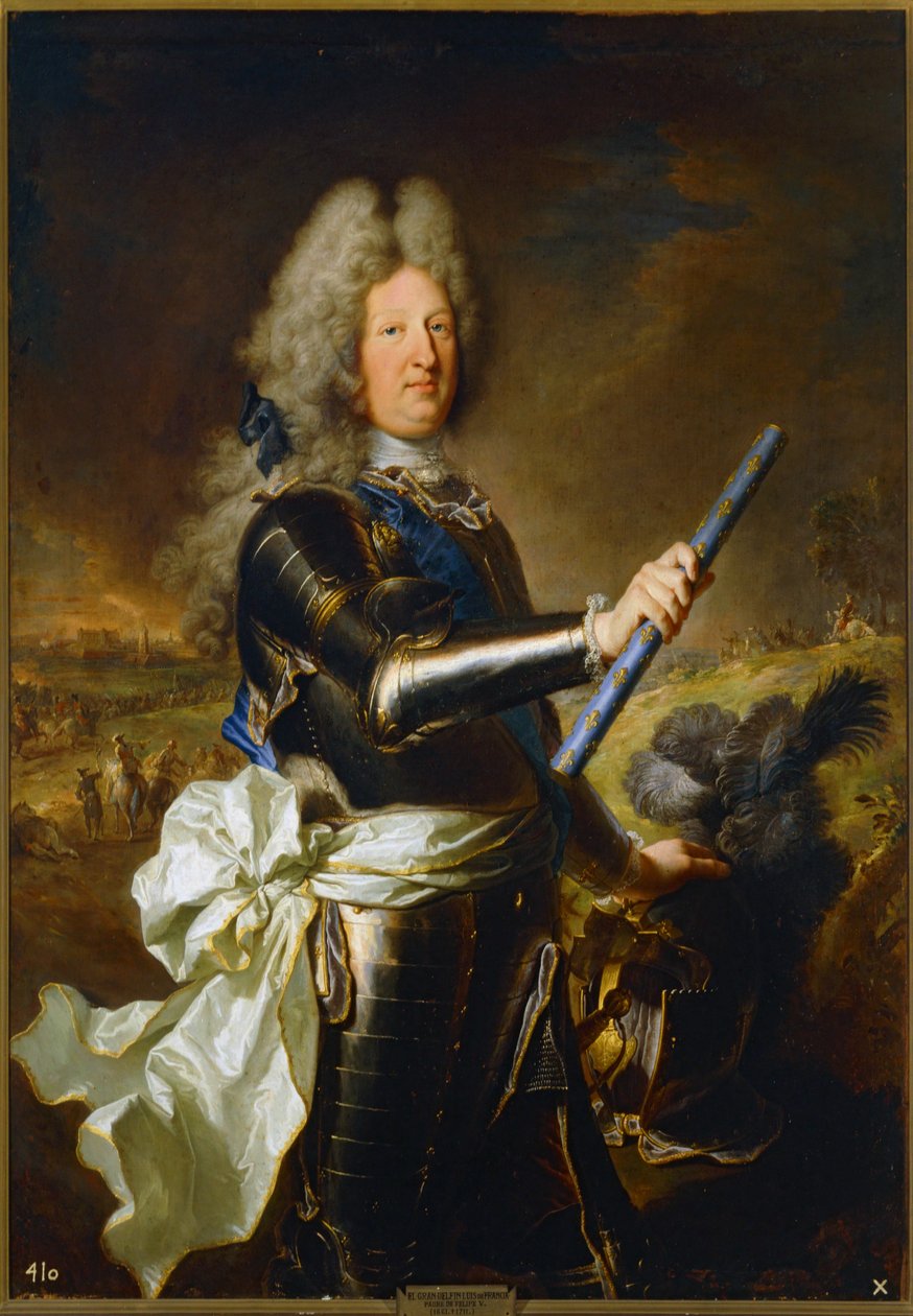 Louis de France, a Grand Dauphin, V. Fülöp spanyol király apja ... (festmény vászonra) alkotó: Hyacinthe Francois Rigaud