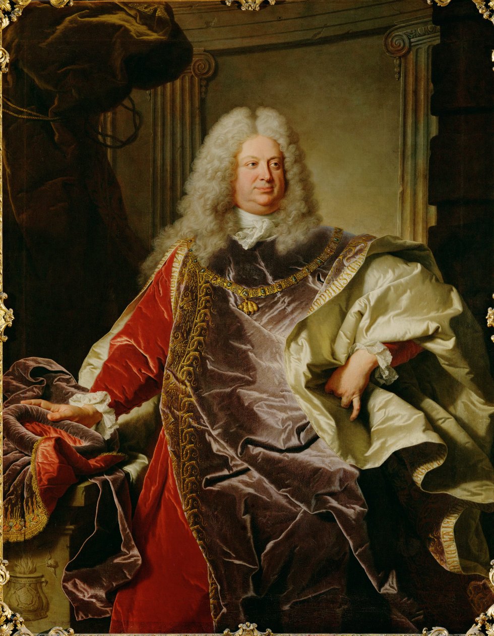 Philipp Ludwig Wenzel Sinzendorf gróf ... (festmény, vászon) alkotó: Hyacinthe Francois Rigaud
