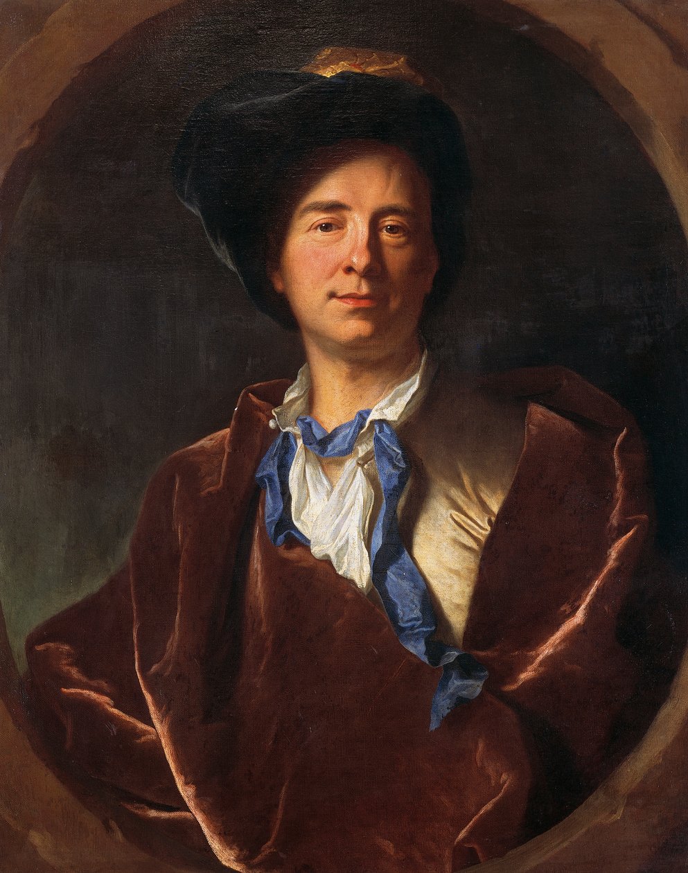 Bernard Le Bovier de Fontenelle portréja (Rouen alkotó: Hyacinthe Francois Rigaud