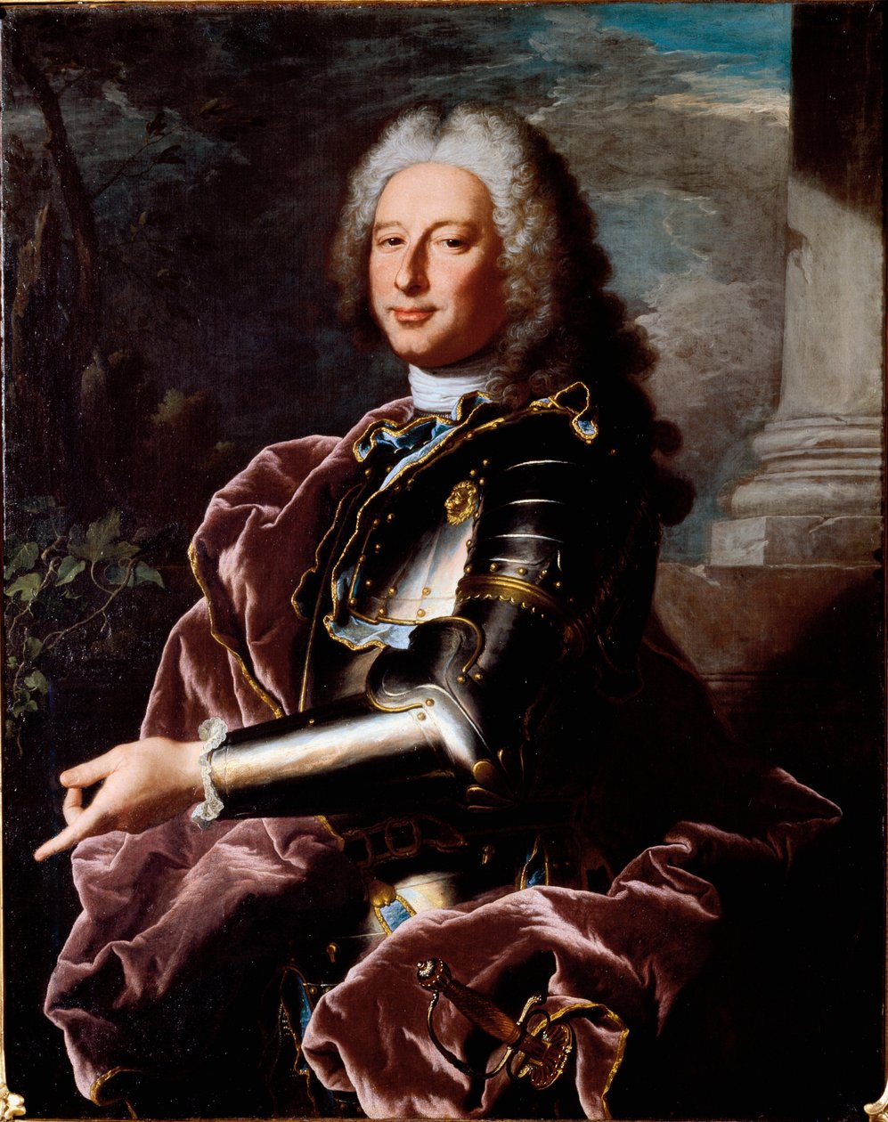Giovanni (Gian) Francesco II Brignole Sale portréja (Jean Francois II Brignole-Sale) (1695-1760) A gének dózse és a Gének Köztársaság franciaországi nagykövete XV. Lajos alatt Hyacinthe Rigaud festménye (1659-1743) 1737-1743 Homályos. 101,5x80,2 cm Gének, alkotó: Hyacinthe Francois Rigaud