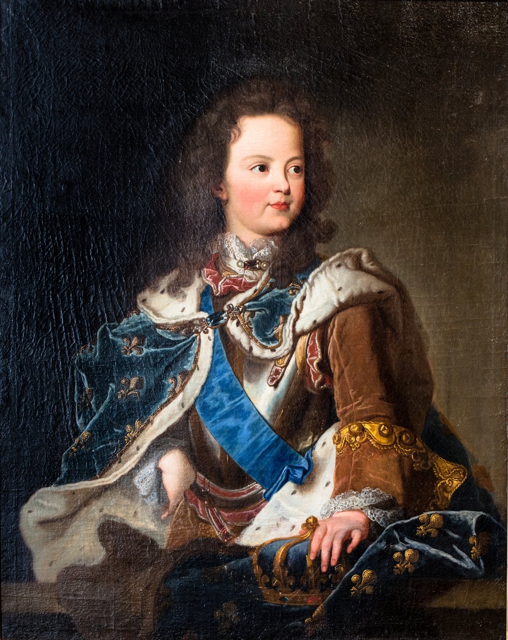 XV. Lajos gyermekkori portréja alkotó: Hyacinthe Francois Rigaud