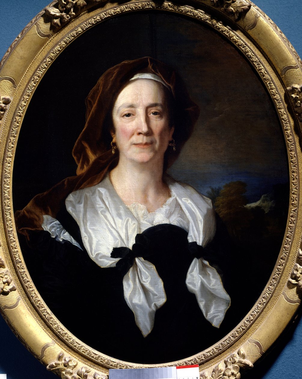 Marie Serre, a művész anyjának portréja Hyacinthe Rigaud (1659-1743) festménye 1695 V. 0,79x0,61 m Taon, Fontaine Henry kastély. alkotó: Hyacinthe Francois Rigaud