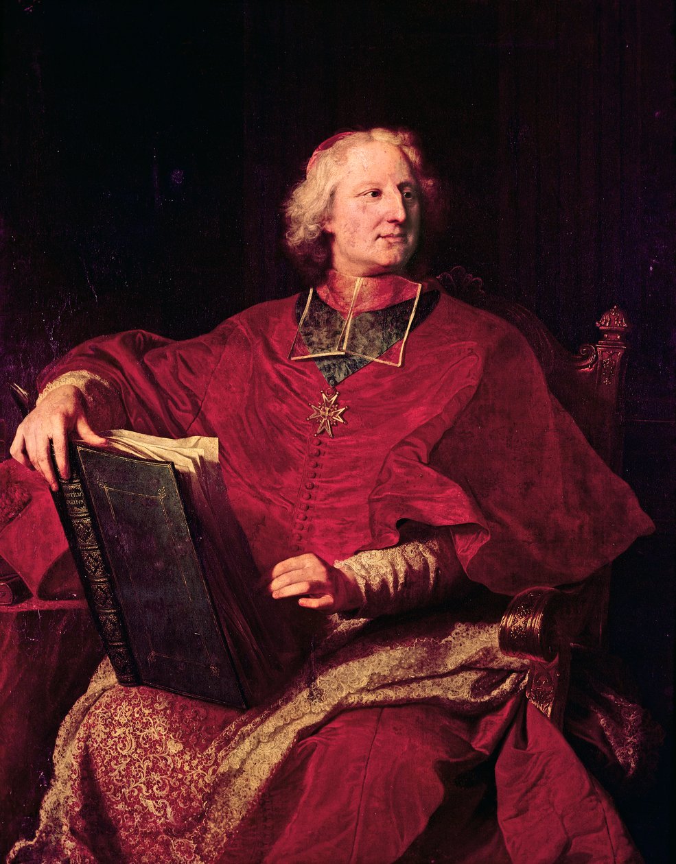 Melchior de Polignac portréja (Lavoute-Sur-Loire alkotó: Hyacinthe Francois Rigaud