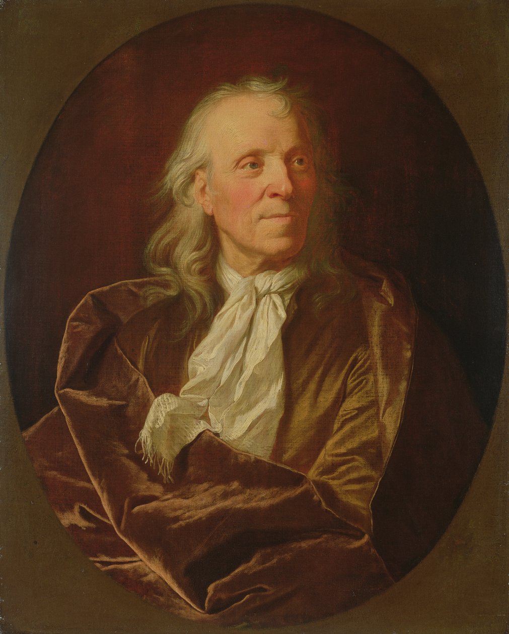 Tudós portréja alkotó: Hyacinthe Francois Rigaud