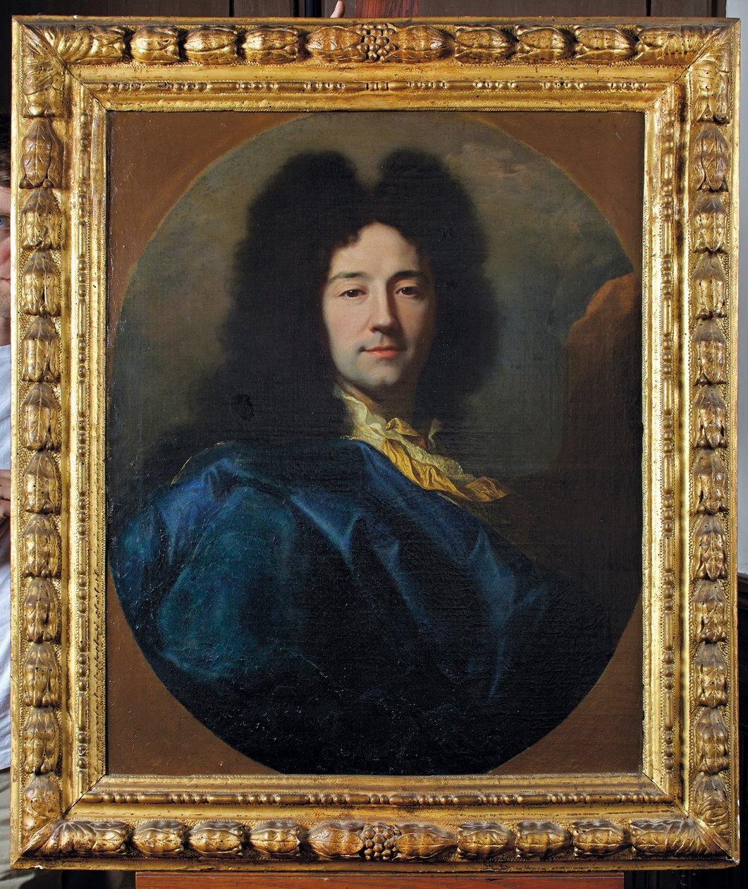 Önarckép, A kék kabát néven alkotó: Hyacinthe Francois Rigaud