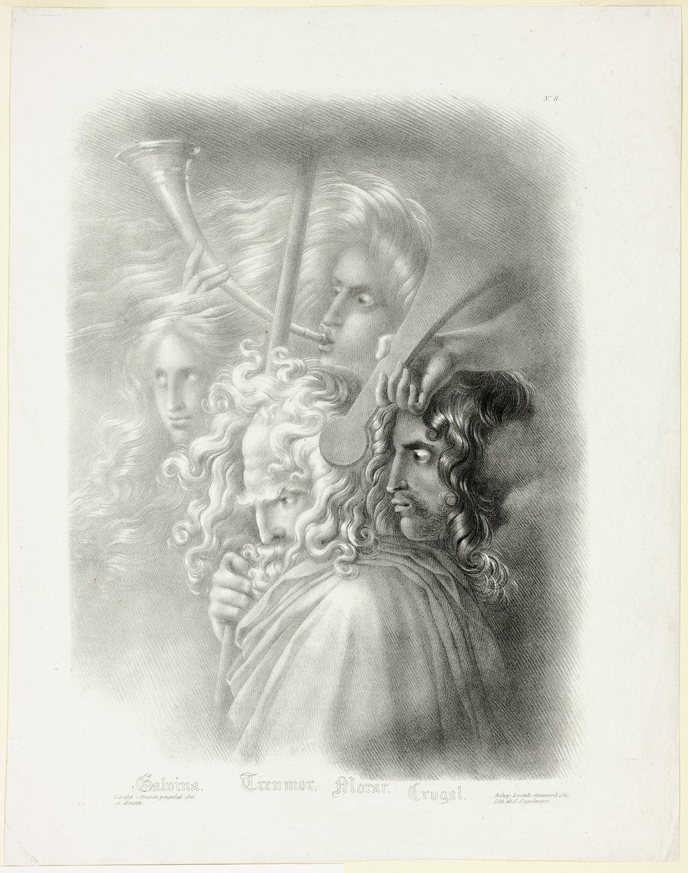 Galvina, a Tanulmányfejek gyűjteményéből alkotó: Hyacinthe Louis Aubry Lecomte