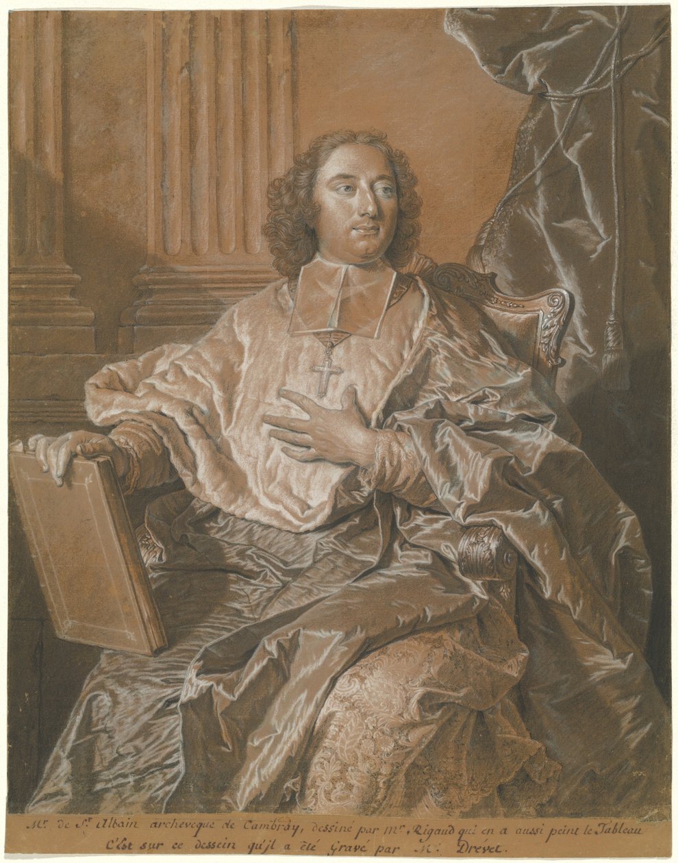 Charles de Saint-Albin monsignor, Cambrai érseke alkotó: Hyacinthe Rigaud