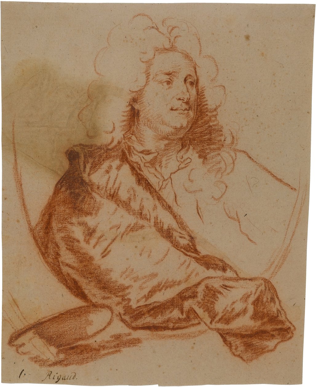 Charles de la Fosse festő portréja (1636-1716) alkotó: Hyacinthe Rigaud