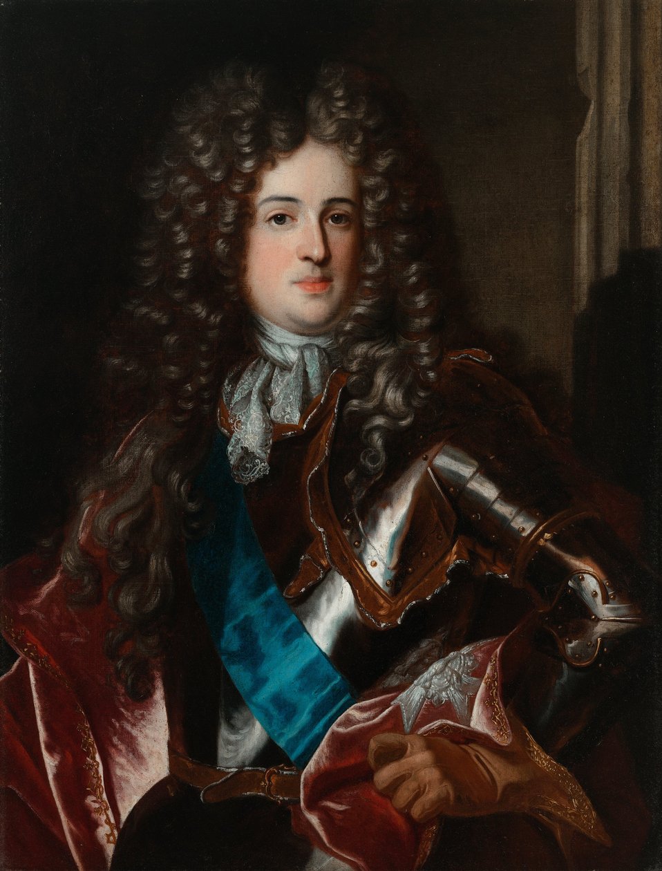 Aleksander Benedykt Sobieski portréja alkotó: Hyacinthe Rigaud