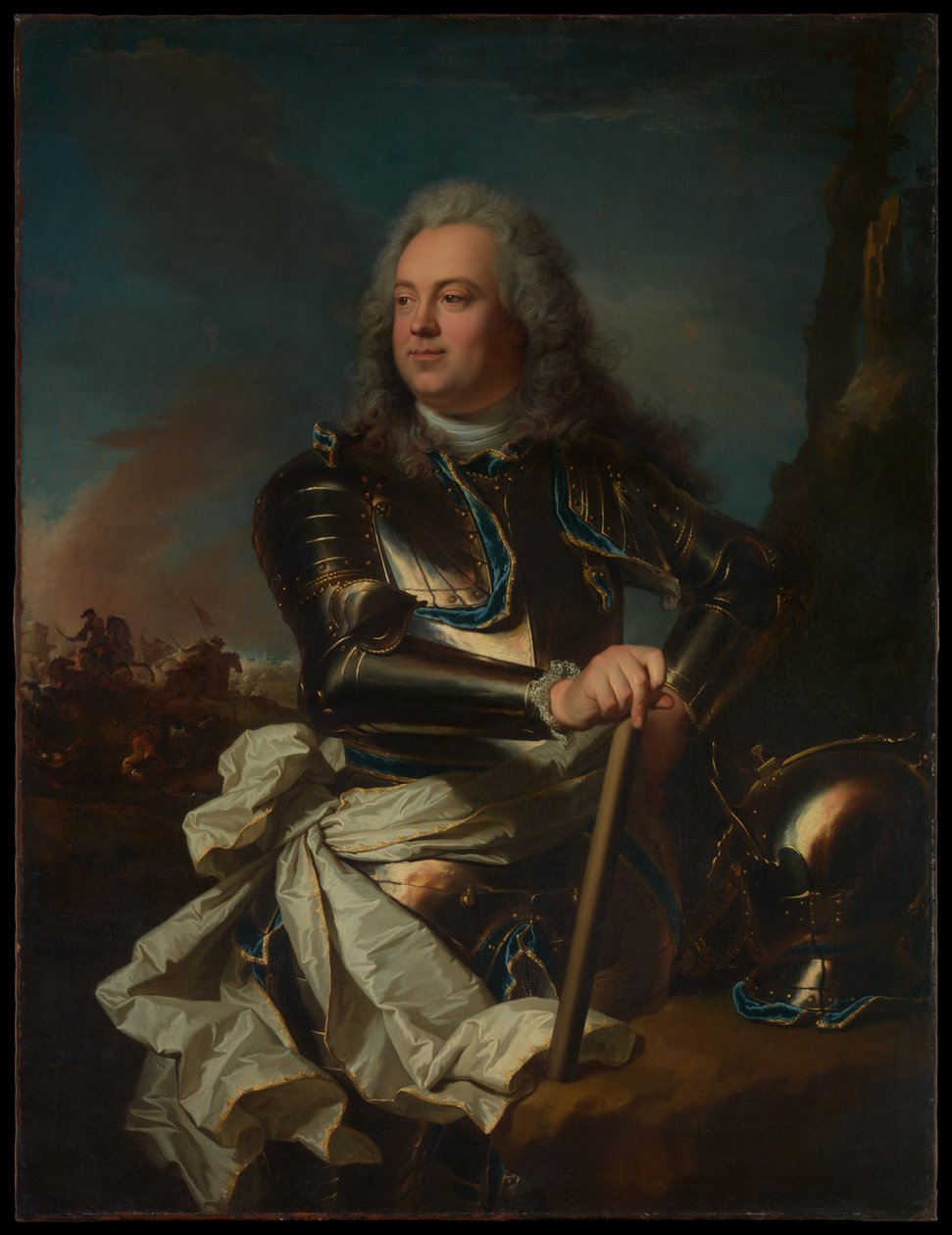 Egy tábornok portréja alkotó: Hyacinthe Rigaud