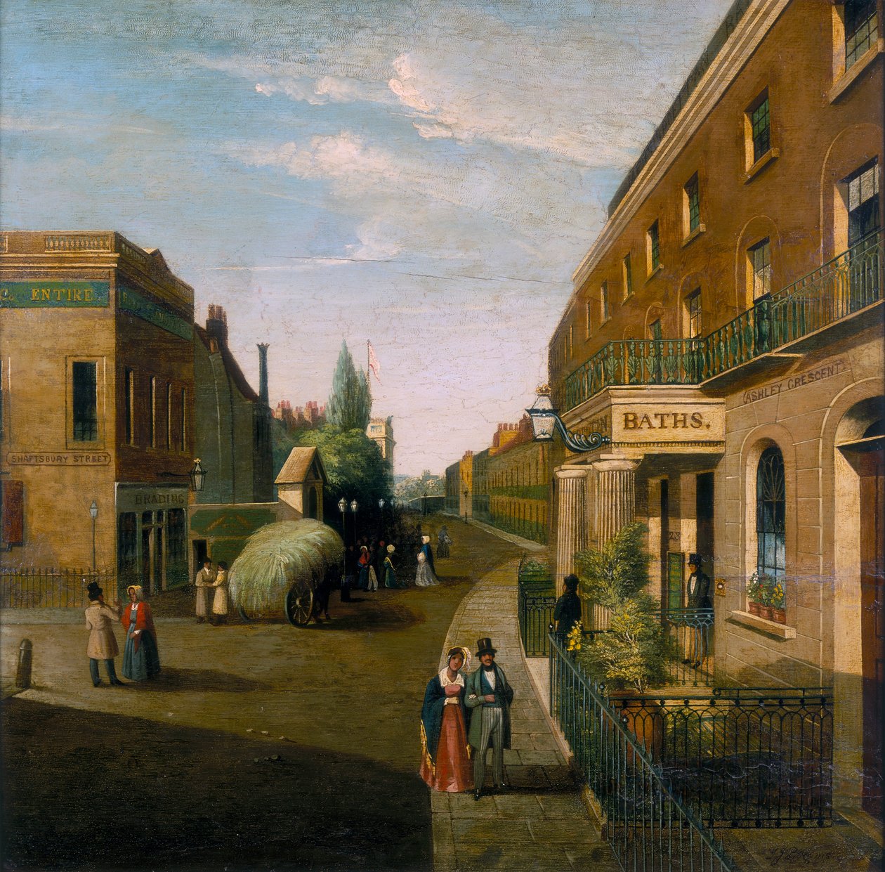 „Shepherdess Walk, Hoxton”, 1845 alkotó: IF Borgnis