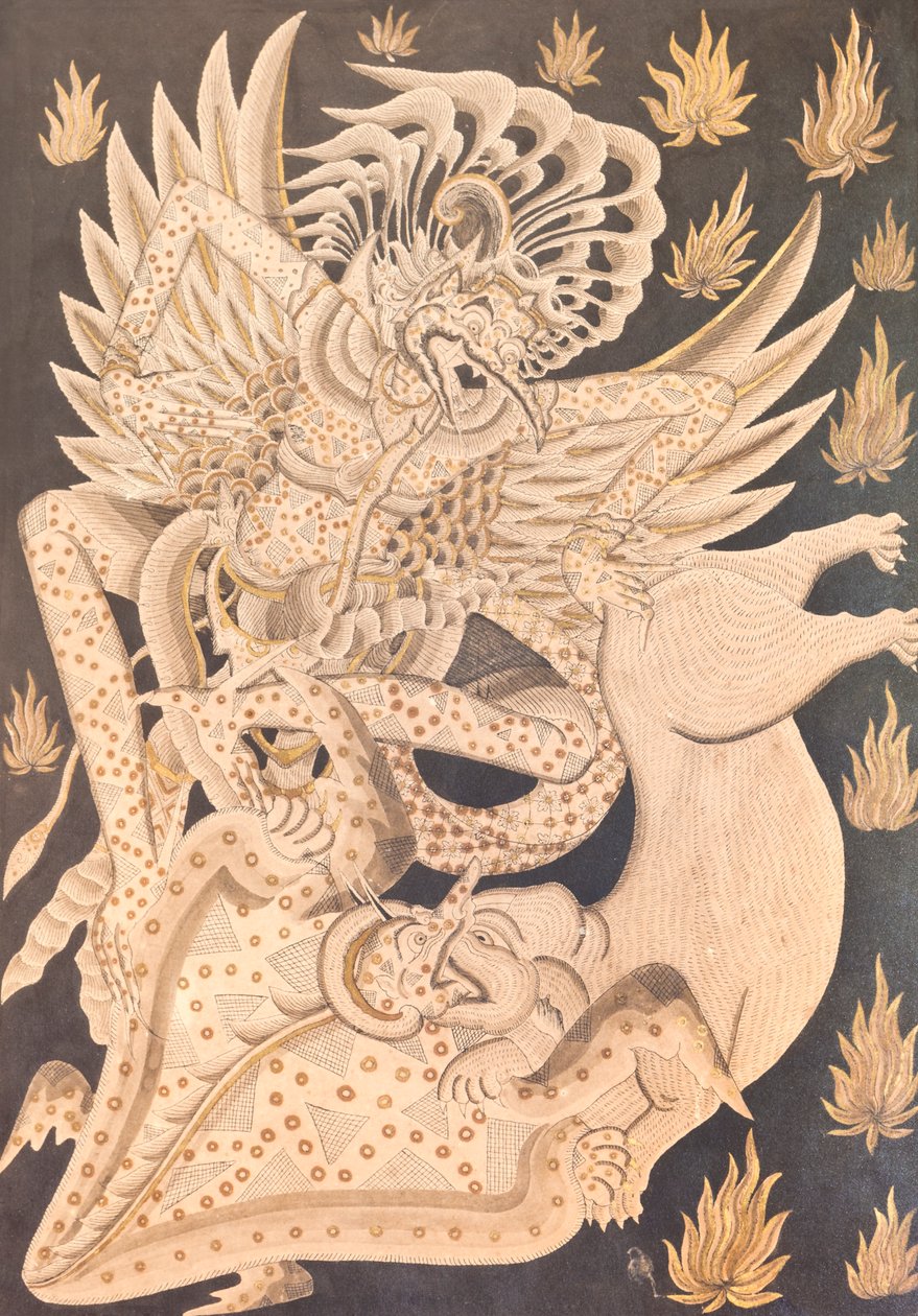 A garuda madár alkotó: I Made Geriya