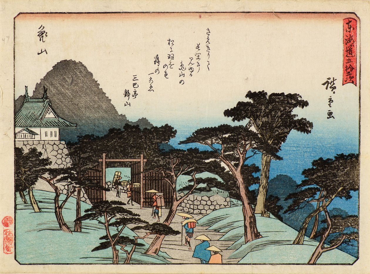Kámea alkotó: Ichiryusai Hiroshige