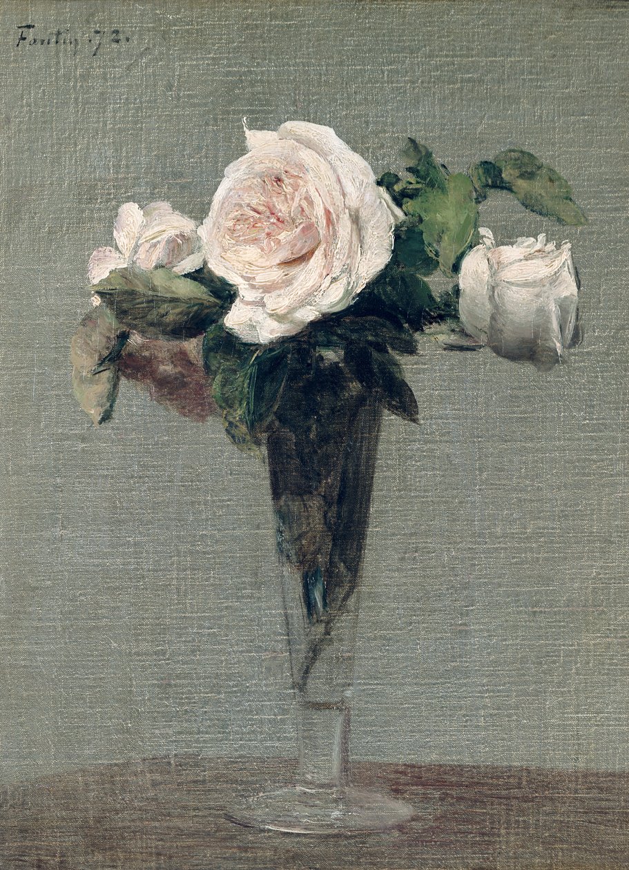 Virágok, 1872 alkotó: Ignace Henri Jean Fantin Latour