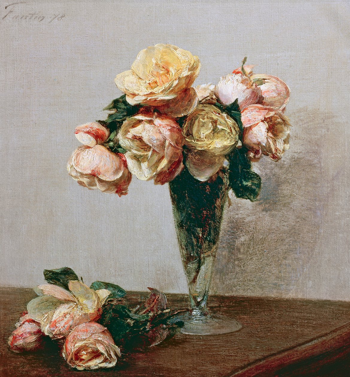 Rózsa alkotó: Ignace Henri Jean Fantin Latour