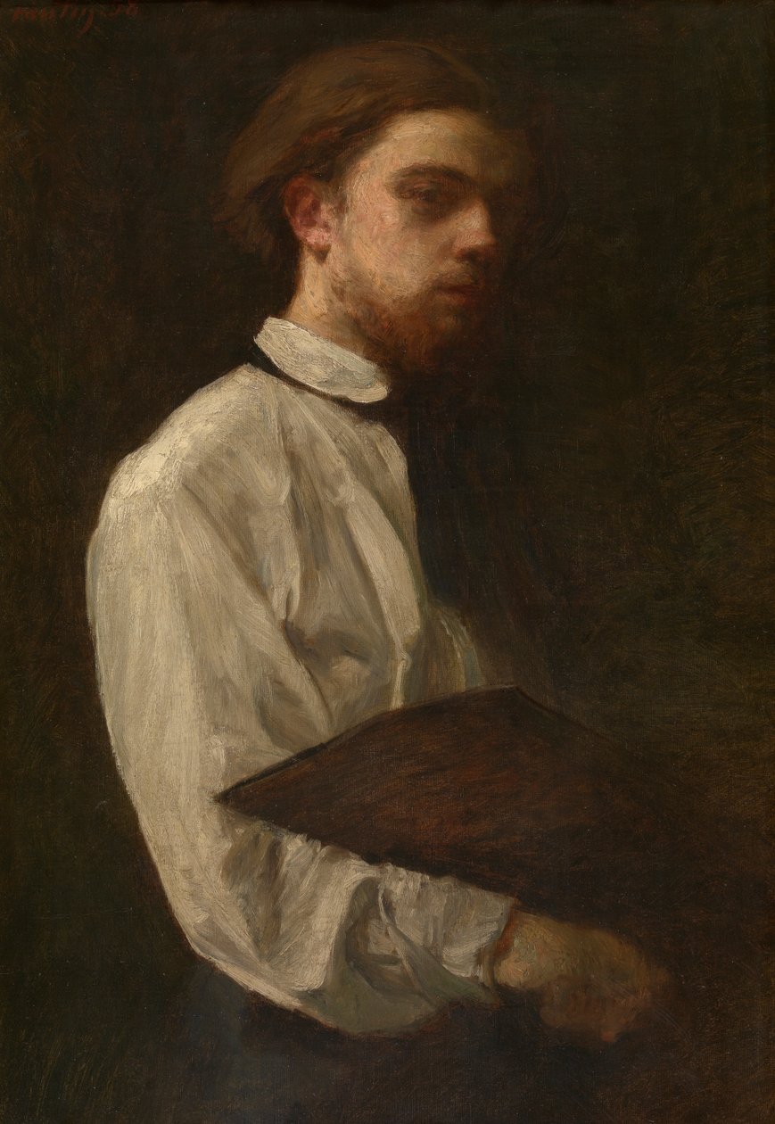 Önarckép (olaj, vászon) alkotó: Ignace Henri Jean Fantin Latour