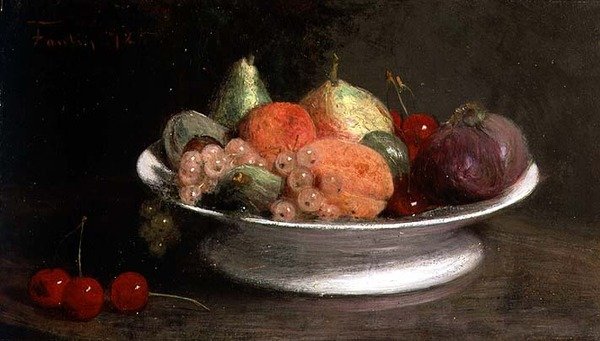 Csendélet a gyümölcs alkotó: Ignace Henri Jean Fantin Latour
