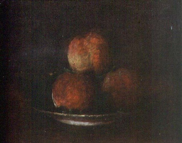 Három őszibarack (olaj, vászon) alkotó: Ignace Henri Jean Fantin Latour