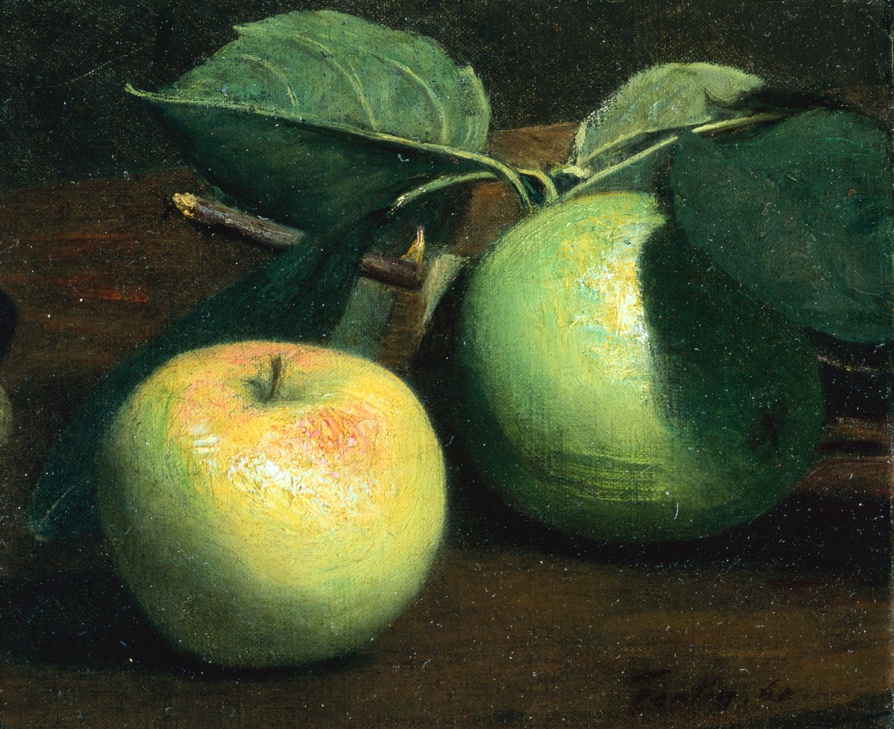 Két alma (olaj, vászon) alkotó: Ignace Henri Jean Fantin Latour