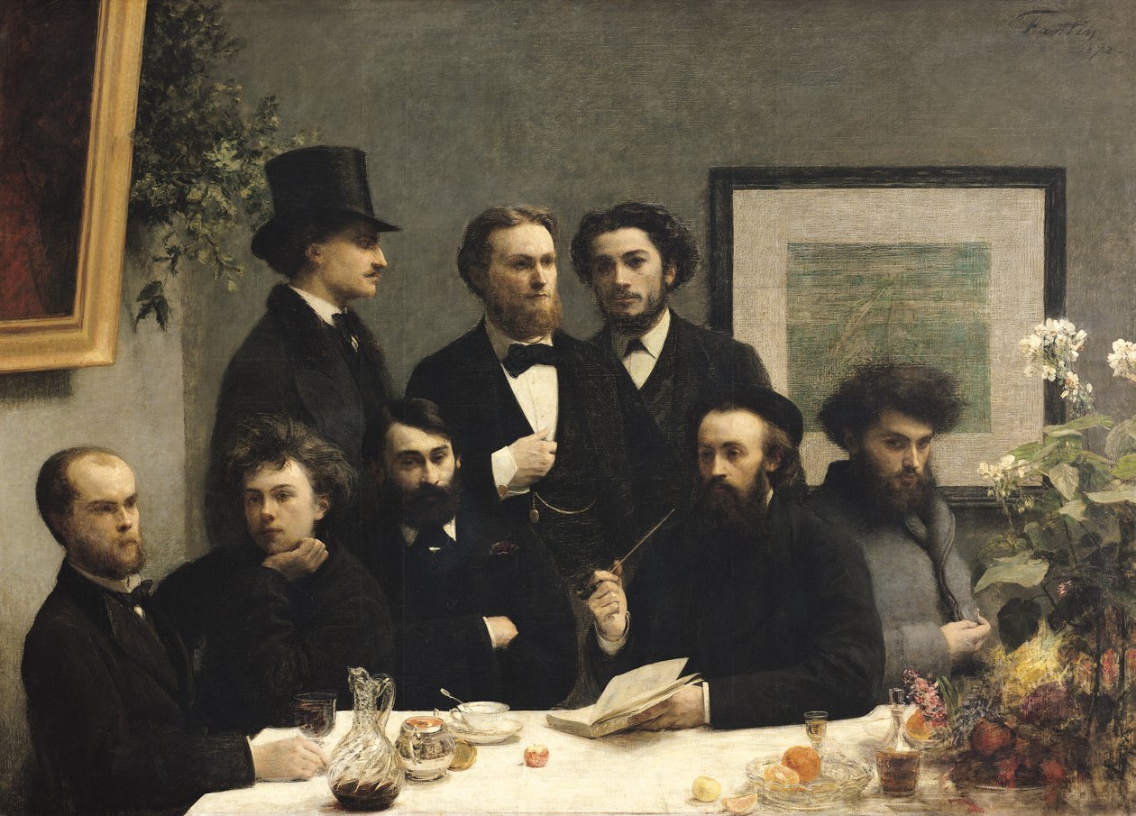 Az asztal sarka alkotó: Ignace Henri Jean Fantin Latour