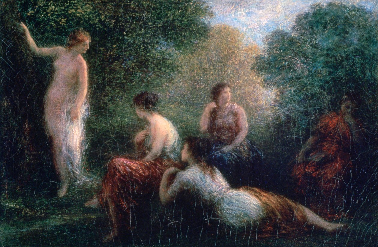 Árkádia, Nőfürdő, 1836-1904 alkotó: Ignace Henri Jean Fantin Latour