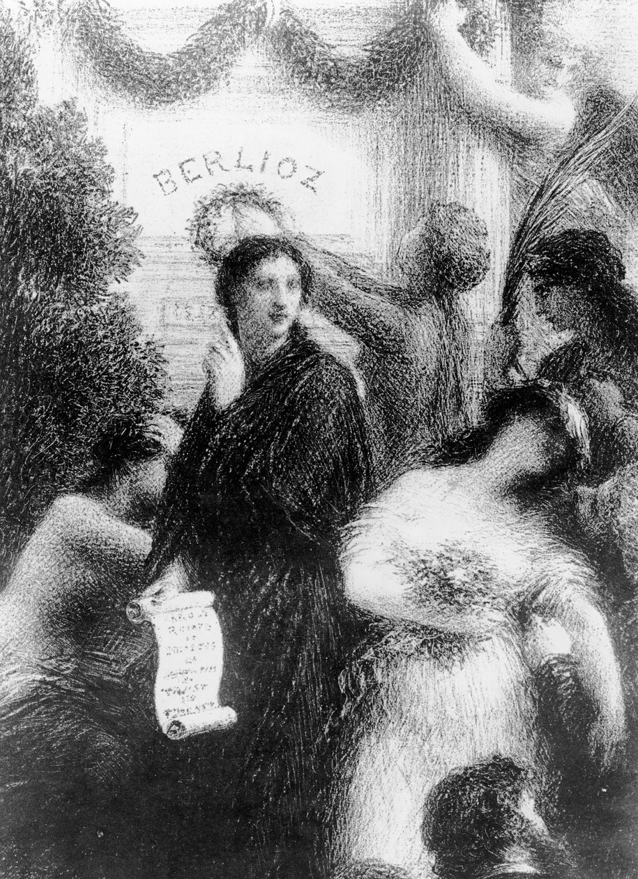 Berlioz, avagy A születésnap, 1876 alkotó: Ignace Henri Jean Fantin Latour