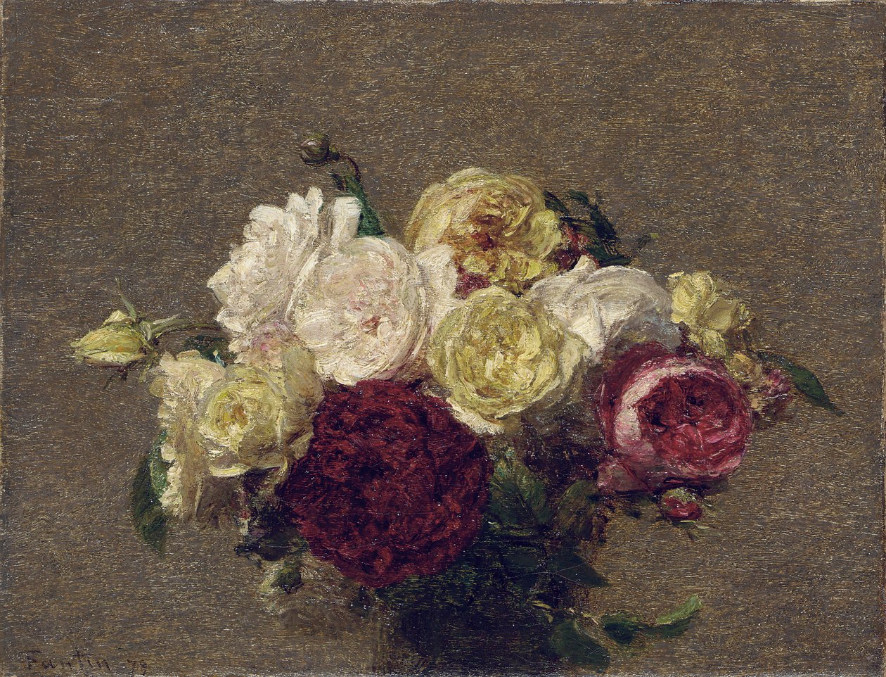 Csokor rózsa, 1879 alkotó: Ignace Henri Jean Fantin Latour