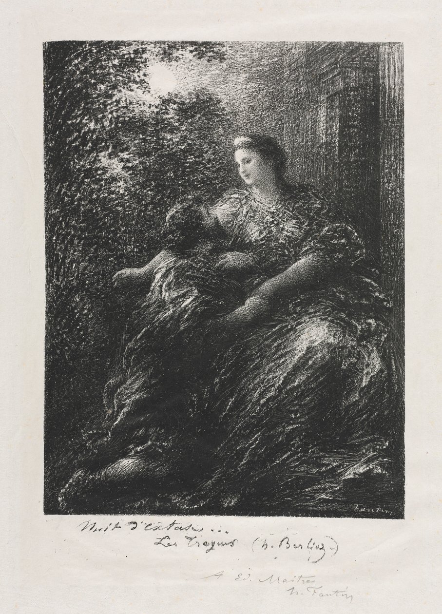 A trójaiak duettje, 1894. alkotó: Ignace Henri Jean Fantin Latour