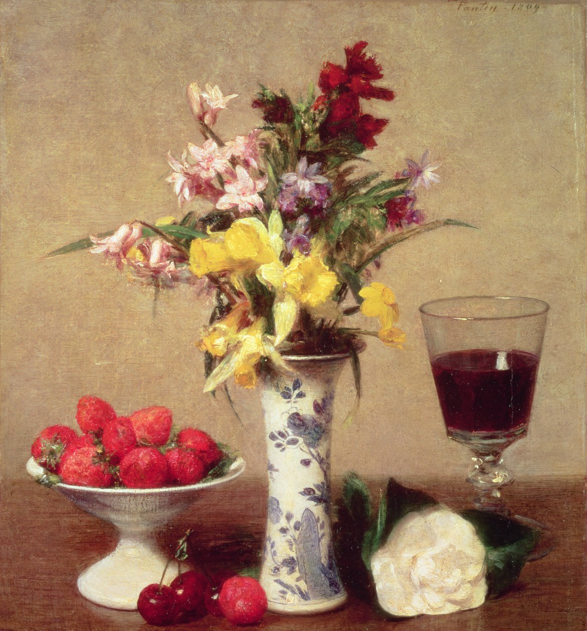 Eljegyzési csokor alkotó: Ignace Henri Jean Fantin Latour
