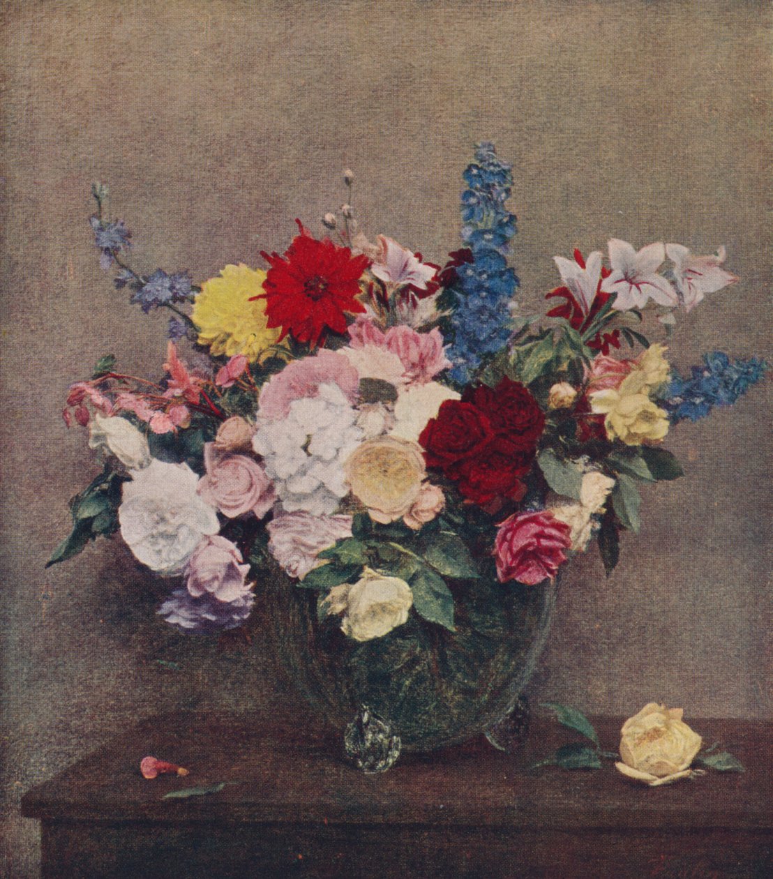 Virágok, 1886, c1915 alkotó: Ignace Henri Jean Fantin Latour