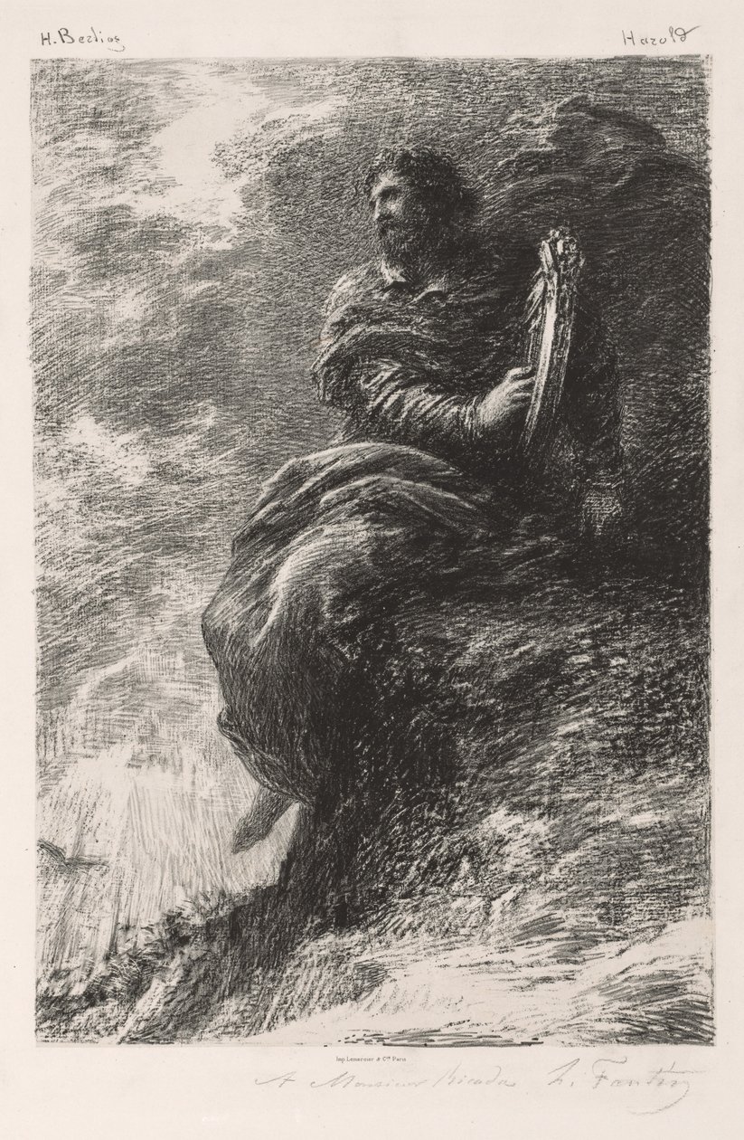Harolde a hegyekben, 1884. alkotó: Ignace Henri Jean Fantin Latour