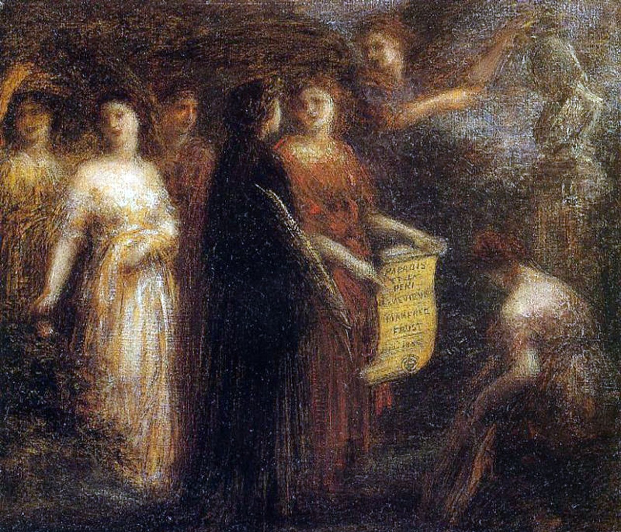 Tisztelet Robert Schumann előtt, 1893 körül alkotó: Ignace Henri Jean Fantin Latour