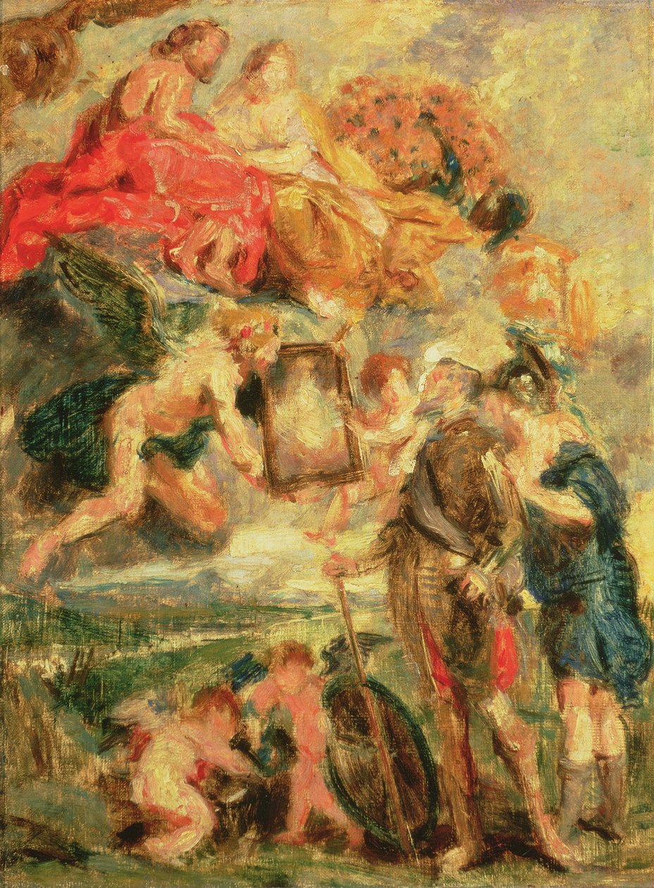 Tisztelet Rubens előtt (lásd 17689) alkotó: Ignace Henri Jean Fantin Latour