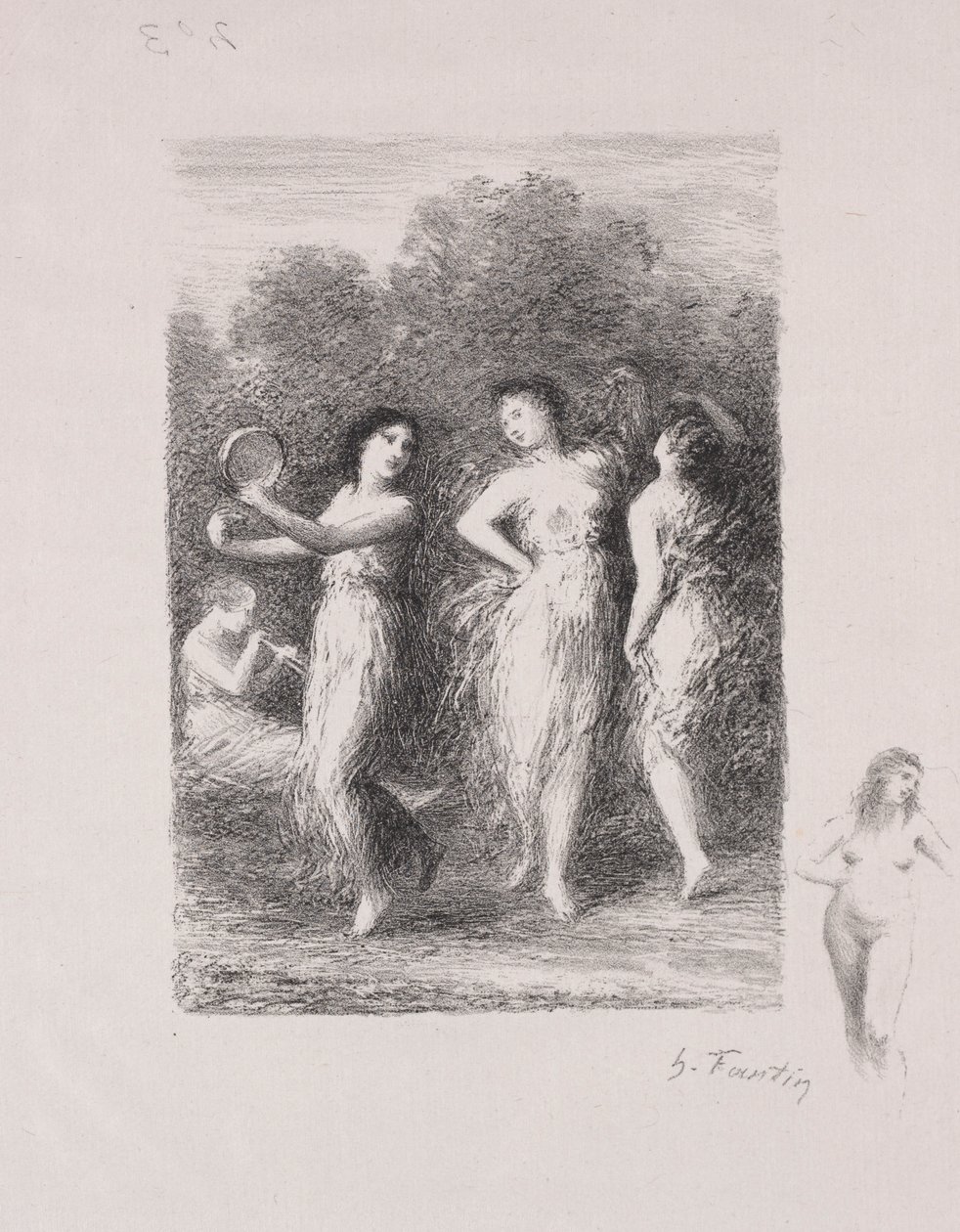 A fiatal beteg. alkotó: Ignace Henri Jean Fantin Latour
