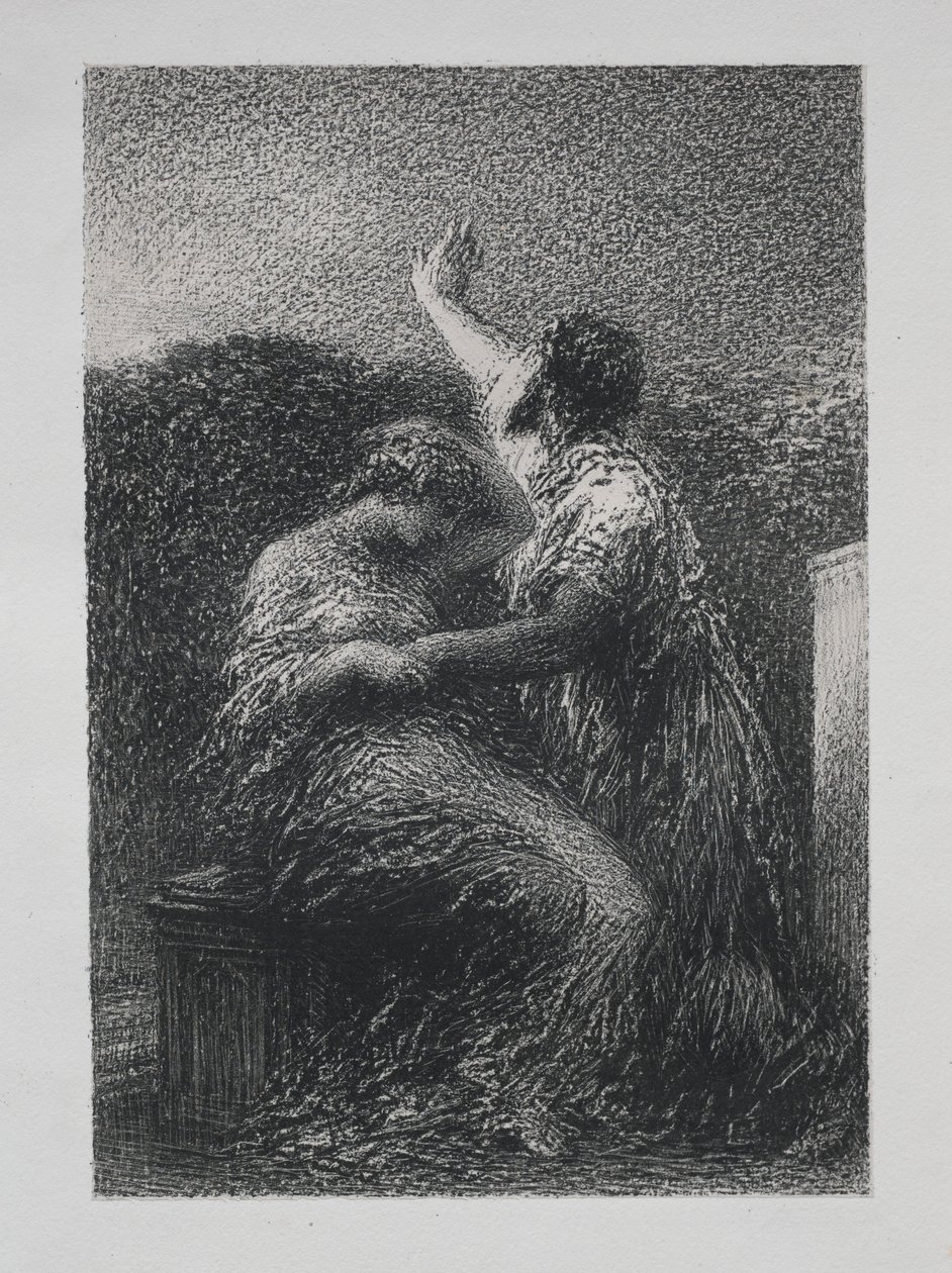 A mágus Baltajar és Fatime, 1891. alkotó: Ignace Henri Jean Fantin Latour