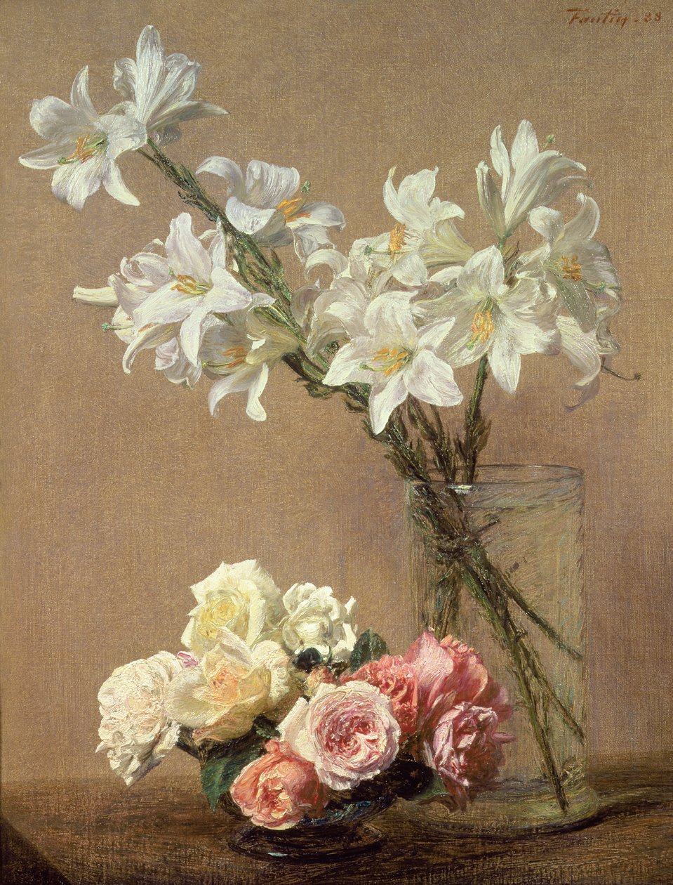Liliomok vázában, 1888 alkotó: Ignace Henri Jean Fantin Latour