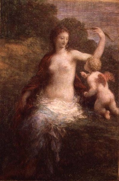 Szerelem Lefegyverzett alkotó: Ignace Henri Jean Fantin Latour