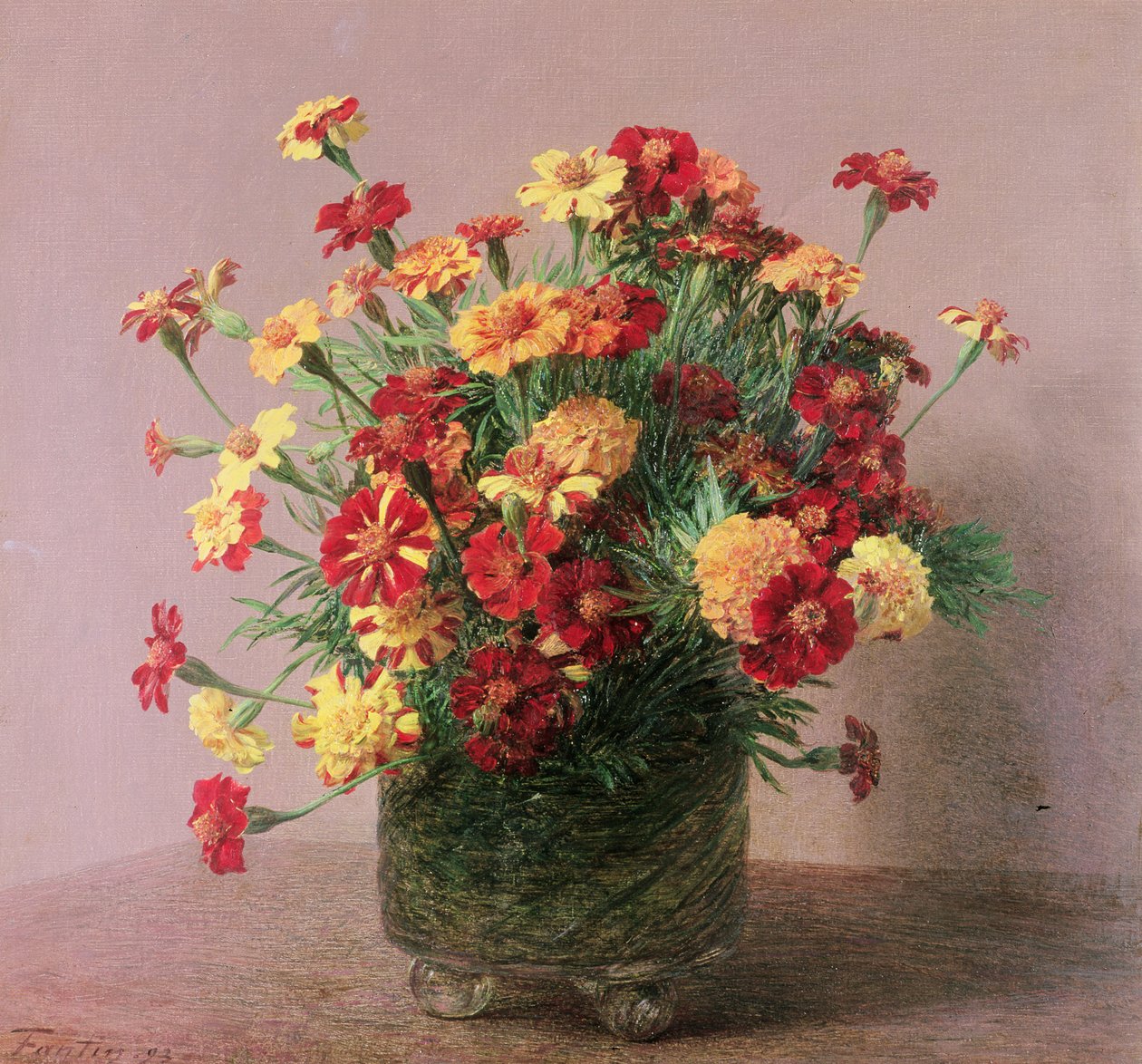 Körömvirág, 1893 alkotó: Ignace Henri Jean Fantin Latour