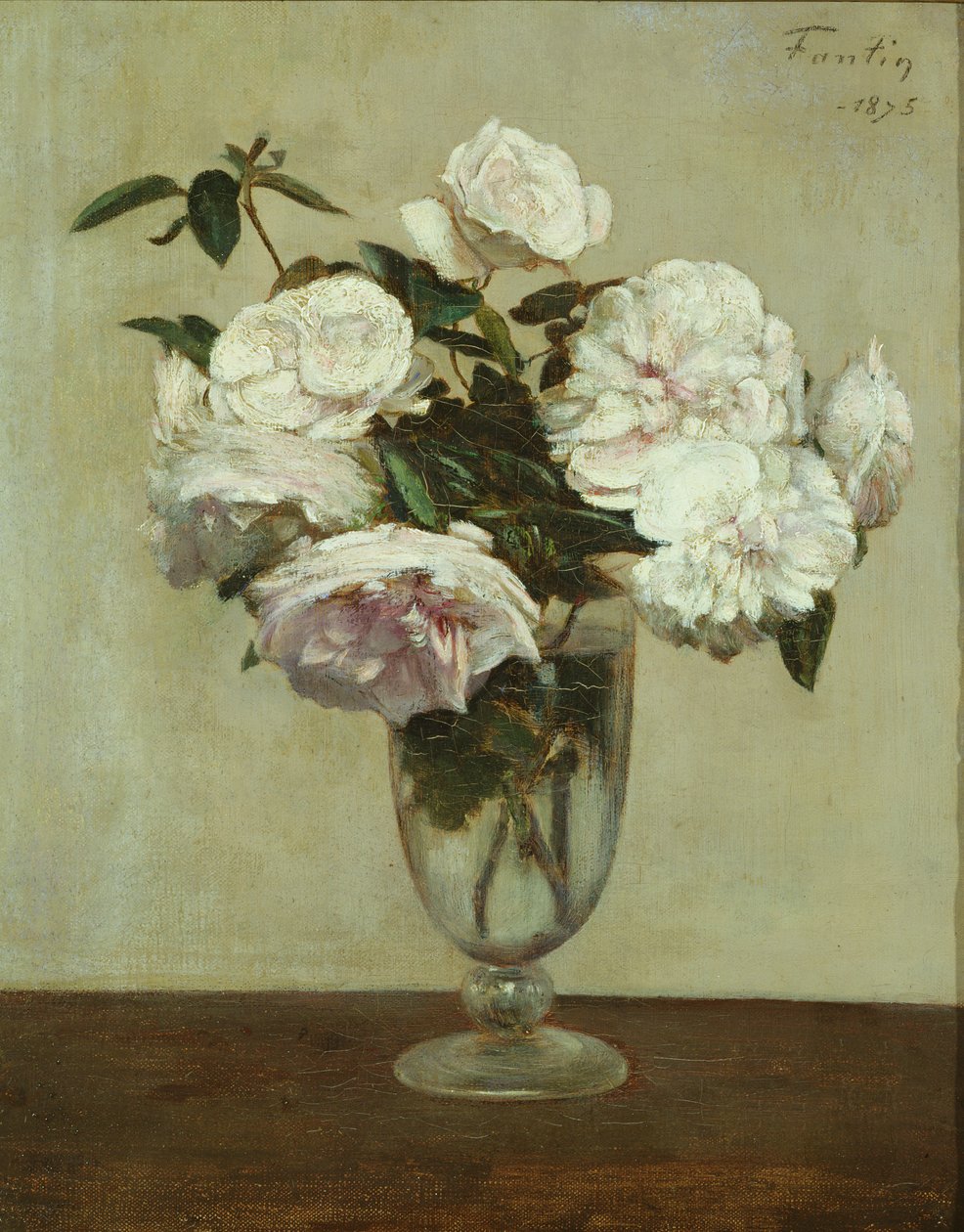 Rózsaszín rózsák alkotó: Ignace Henri Jean Fantin Latour