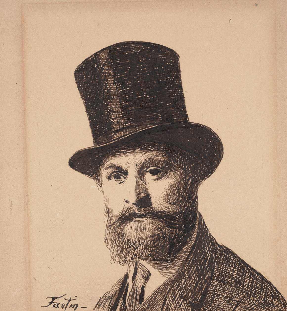 Manet portréja, 1867 alkotó: Ignace Henri Jean Fantin Latour