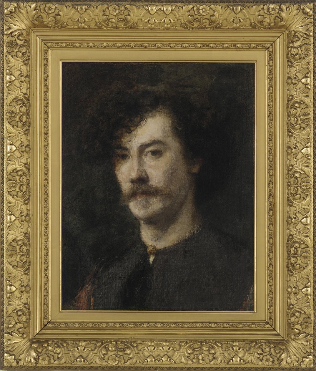 Whistler portréja, 1865 (olaj, vászon alumínium panelre szerelve) alkotó: Ignace Henri Jean Fantin Latour