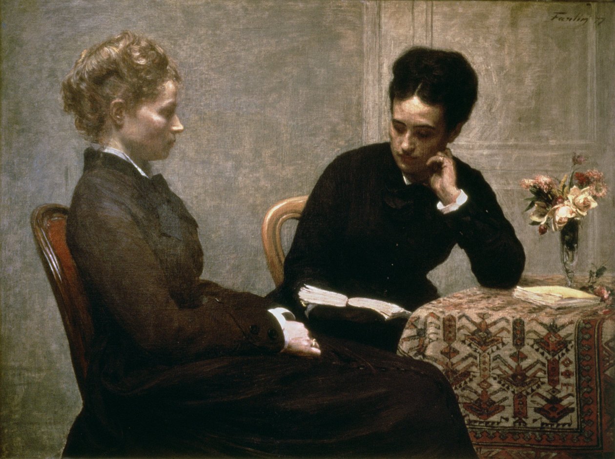 Olvasás alkotó: Ignace Henri Jean Fantin Latour