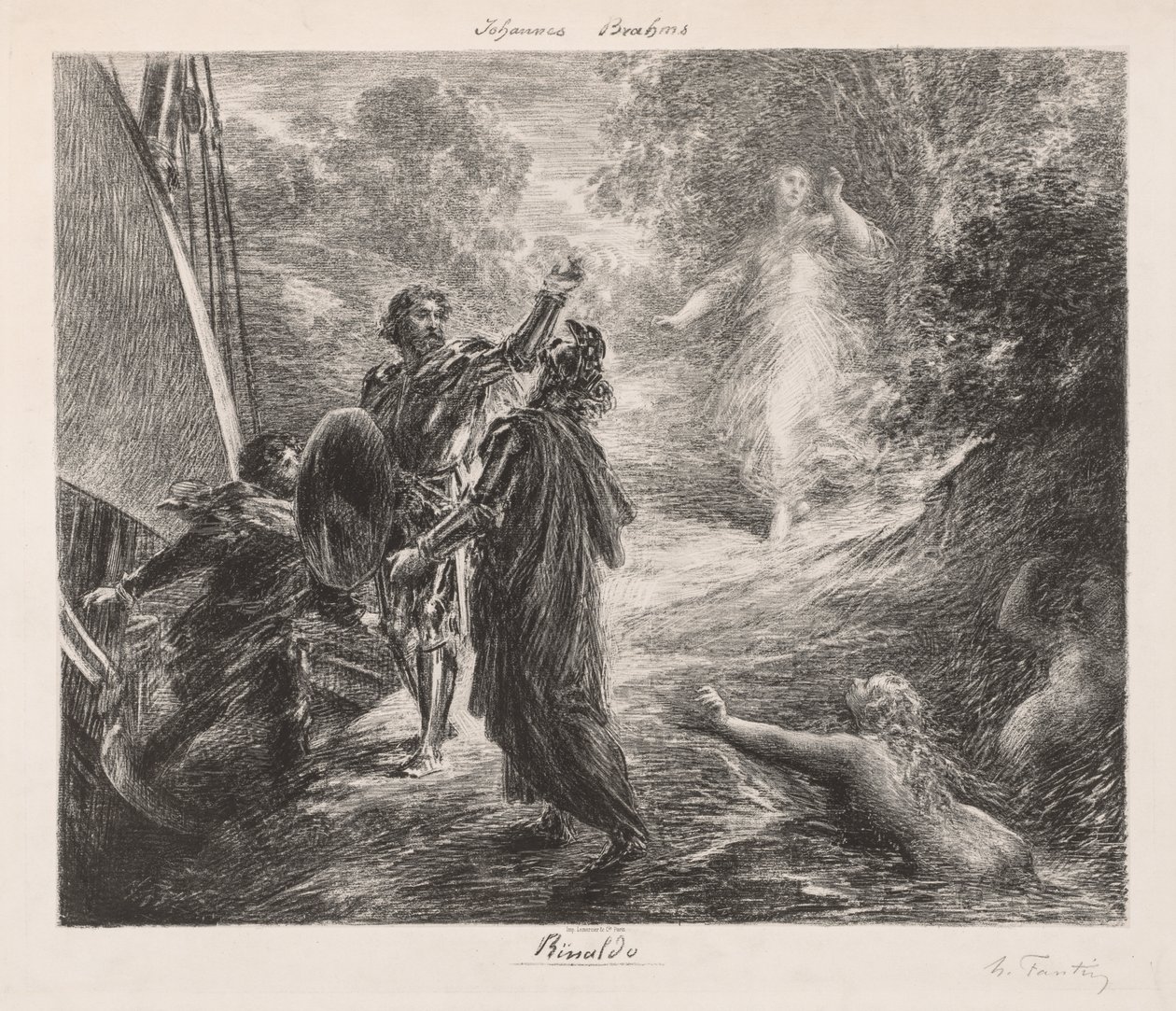 Rinaldo, 1878. alkotó: Ignace Henri Jean Fantin Latour