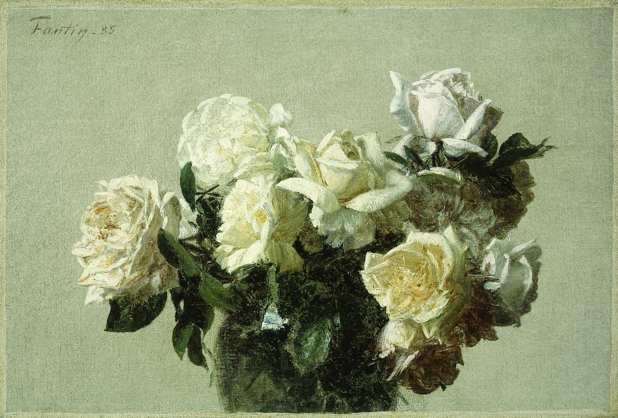 Rózsák, 1885 alkotó: Ignace Henri Jean Fantin Latour