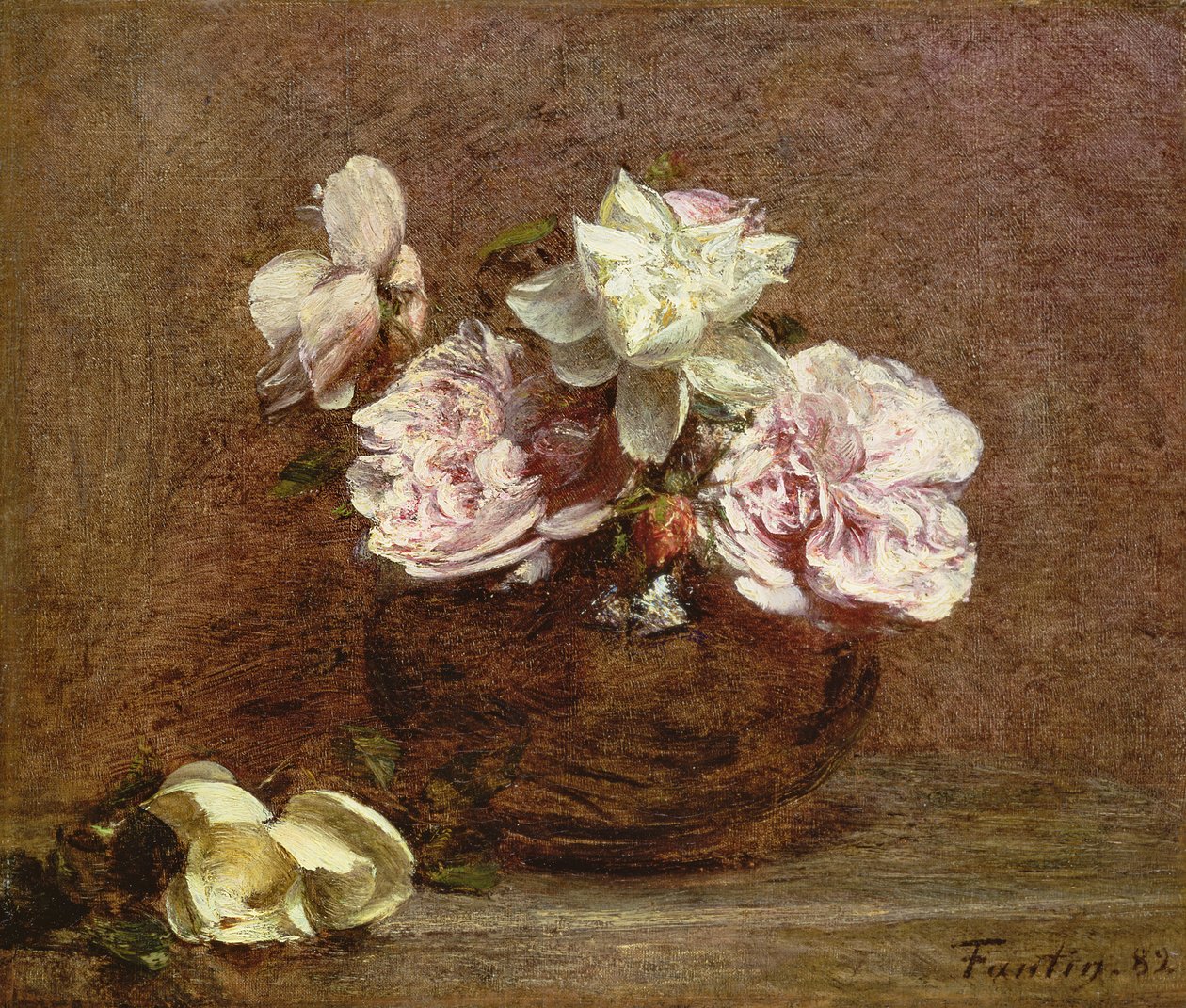 Nizzai rózsák, 1882 alkotó: Ignace Henri Jean Fantin Latour