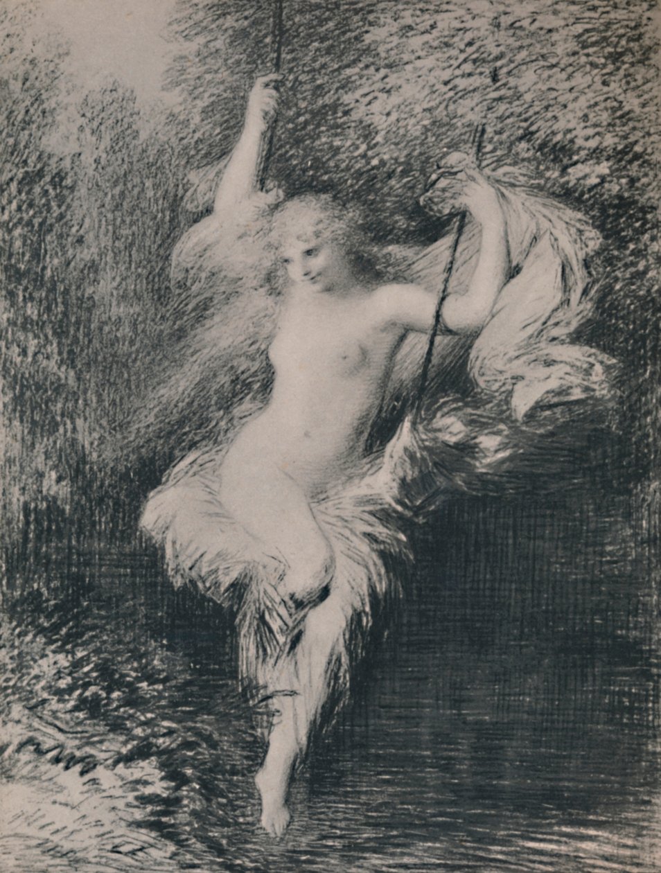 Fürdőző Sára, 1892, 1946 alkotó: Ignace Henri Jean Fantin Latour