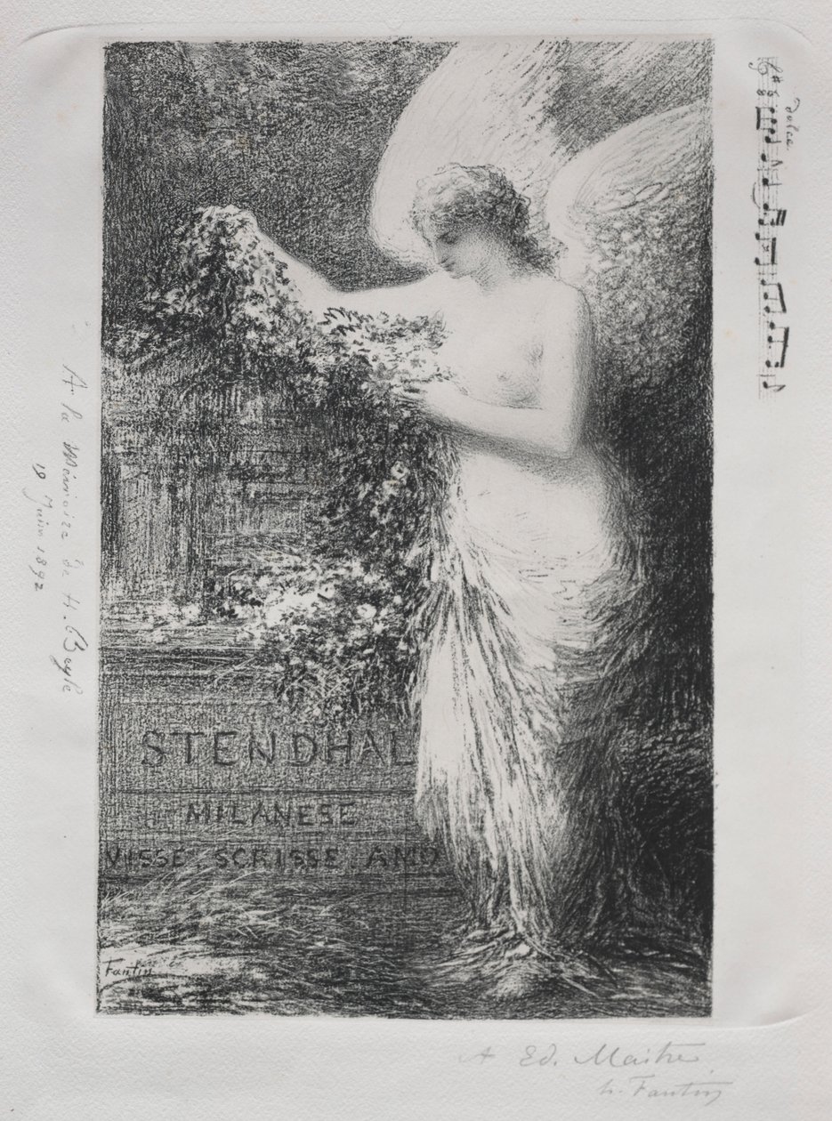 Stendhalban, 1892. alkotó: Ignace Henri Jean Fantin Latour